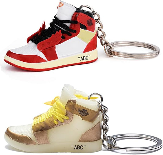 MPK 3D Mini Shoe Keychain,Sneaker Shoe lovers Keychainirthday Birthday Party Mystery Goodie Bag Prizes