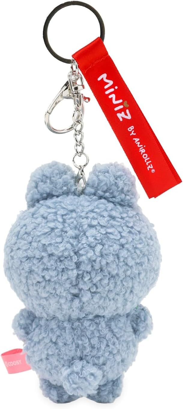 Anirollz Miniz Plush Charm Cute Stuffed Animal Keychain Kawaii Mini Bag Accessory Collectible Pocket Toy for Kids & Adults
