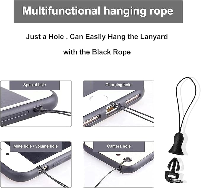 Yiflin Cute Wrist Lanyard for Keys, Keychain, Wallet, Id Holder, Cell Phone, Wristlet Lanyard Key Chain Holder （Black&Marble）