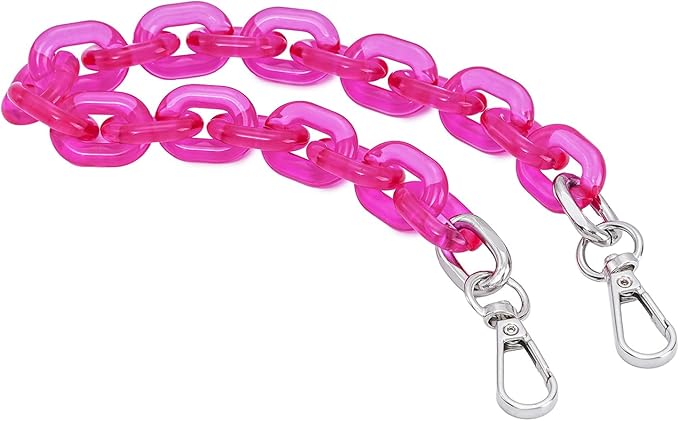 Cute Acrylic Purse Strap Bag Chain Handle Replacement Handbag Crossbody Shoulder Strap Accessory