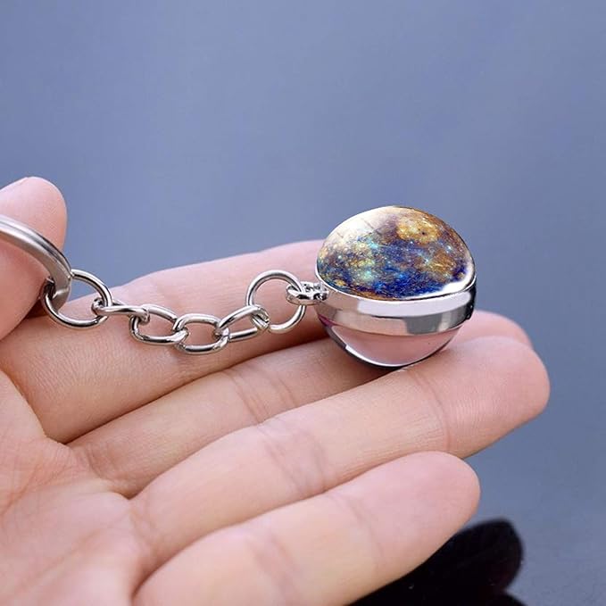 JWPavilion Solar System Planet keychain Accessories Pendant Glow In The Dark