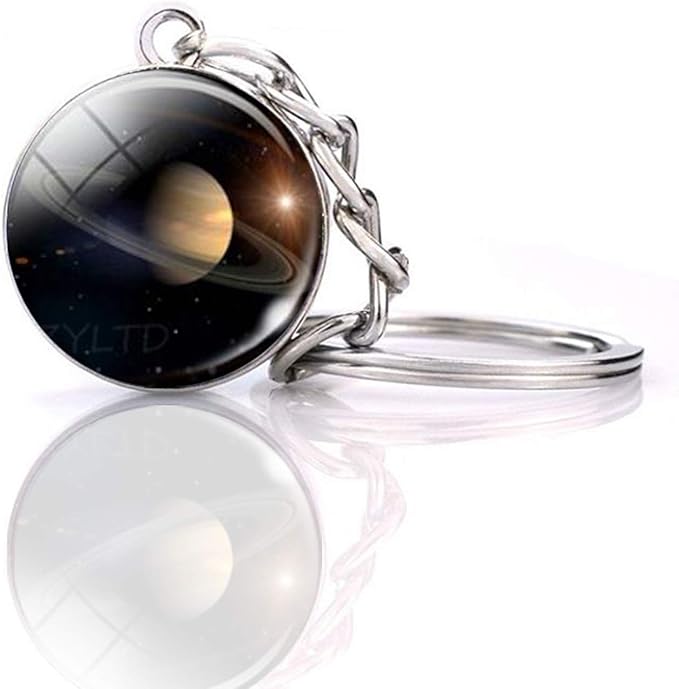 JWPavilion Solar System Planet keychain Accessories Pendant Glow In The Dark