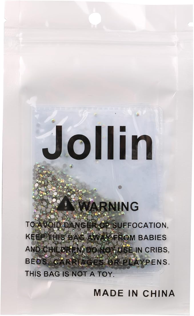 2880pcs Glue Fix Crystal Flatback Rhinestones Glass Diamantes Gems for Crafting Nail Art Crafts Decorations Clothes Shoes 1.8mm (ss5, Crystal AB)