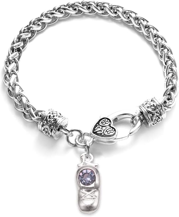 Inspired Silver - Silver Customized Charm Bracelet with Cubic Zirconia Jewelry