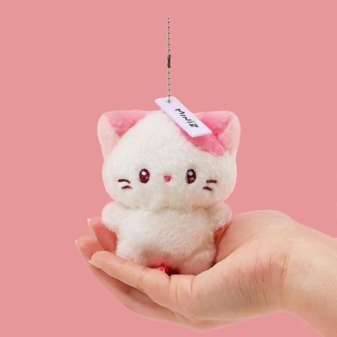 Anirollz Miniz Plush Charm Cute Stuffed Animal Keychain Kawaii Mini Bag Accessory Collectible Pocket Toy for Kids & Adults