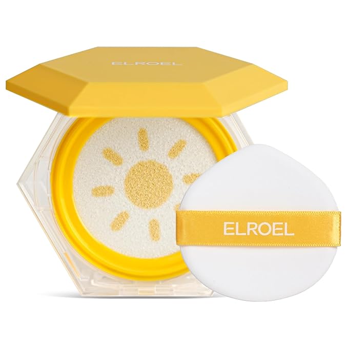 Pang Pang Sun Cushion Plus Refill - Korean Hypoallergenic & Cooling Face Sunscreen with Puff Sponge - Broad Spectrum SPF50+ PA++++ (0.53 oz)