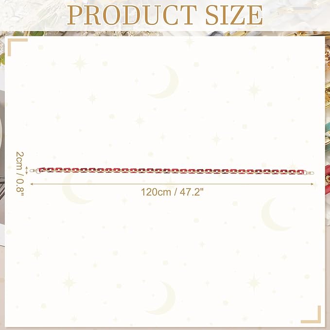 uxcell Purse Chain Strap, Strap Replacement for Handbag