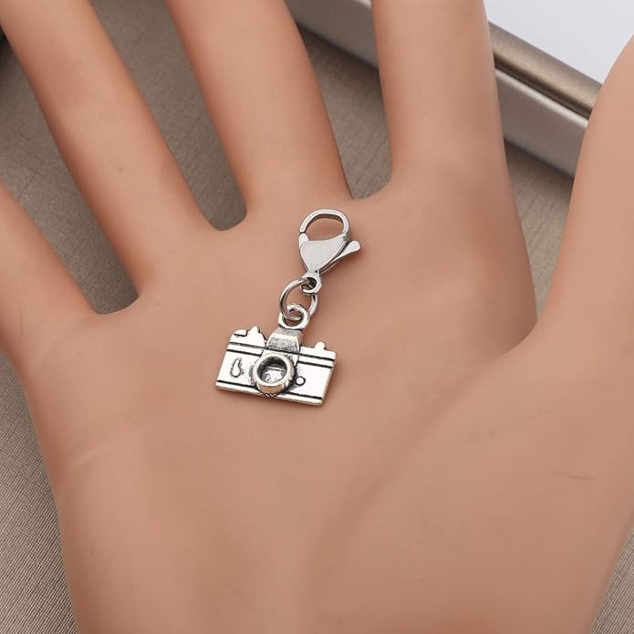CHOORO Camera Charm Camera lovers Gift Photography Zipper Pull Jewelry Photographer Gift Photographic Charm