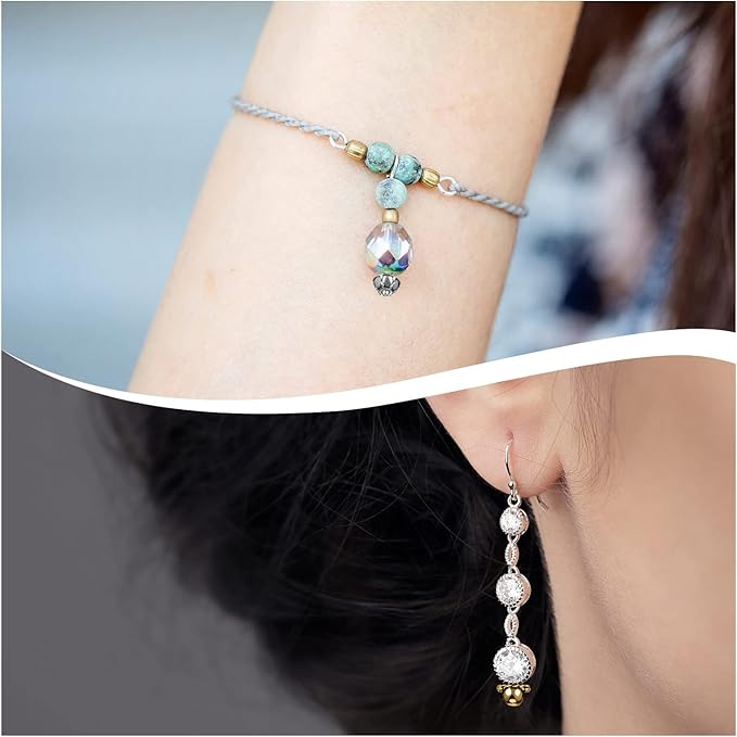 60 Pieces Jewelry Head Pins Mixed Color Alloy Pins Flower Needle Retro Long Metallic Head Pins Silver and Gold Beading Headpins for Jewelry Making Earring Bracelet Women DIY Accessories