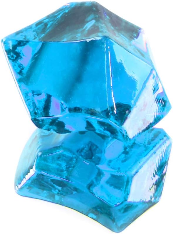 Super Z Outlet 1" Acrylic Color Ice Rock Crystals Treasure Gems for Table Scatters, Home Vase Fillers, Event, Wedding, Arts & Crafts, Birthday Decoration Favor - (Pack of 120) (Blue)