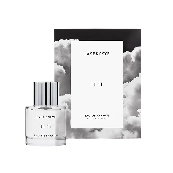 Lake & Skye 11 11 Eau de Parfum Spray, Long Lasting Fragrance, 1.7 fl oz (50 ml) - Skin Musk, Clean, Vegan, Paraben-Free, Cruelty-Free