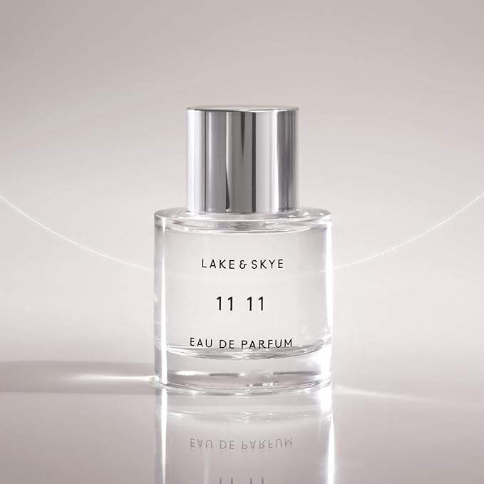 Lake & Skye 11 11 Eau de Parfum Spray, Long Lasting Fragrance, 1.7 fl oz (50 ml) - Skin Musk, Clean, Vegan, Paraben-Free, Cruelty-Free