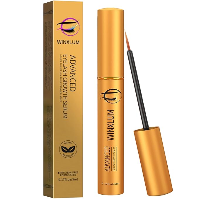 Premium Eyebrow Growth Serum with Peptides for Fuller, Longer, Thicker, and Stronger Lashes, Vegan & Cruelty Free, 5ML, Plant Extract, Irritation-Free