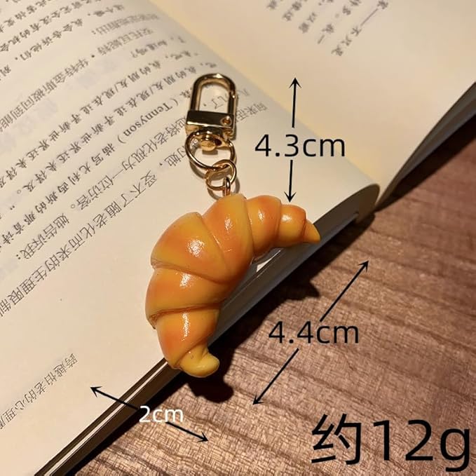 HSYHERE Men Women Creative Interesting Novelty Stylish Mini Simulated Food Orange Shrimp Keychain Key-ring Pendant