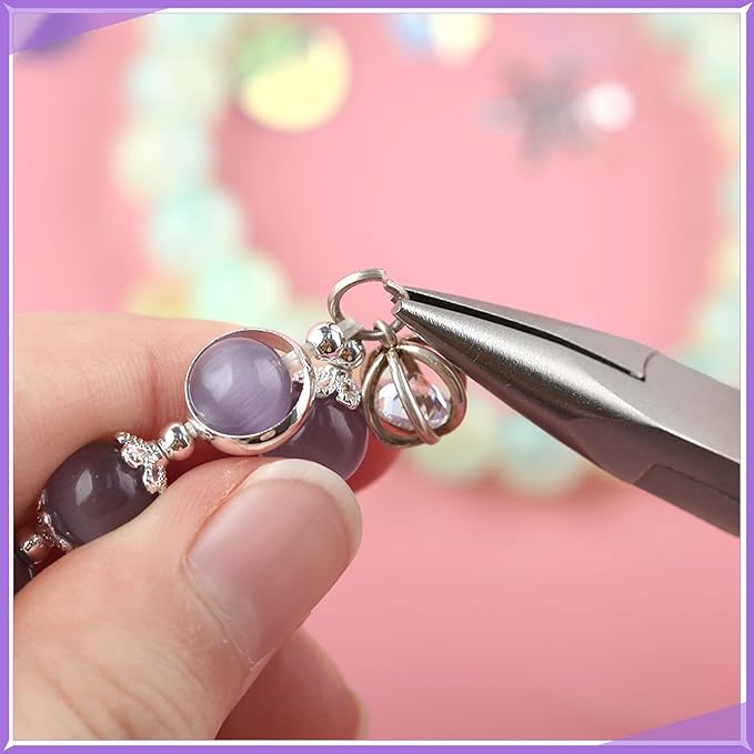 3 Inches Chain Nose Pliers Mini Needle-Nose Pliers Miniature Pocket Plier Mini Jewelry Pliers For Jewelry Making Bending Wire Small Object Gripping Diy Craft Hobby Supplies