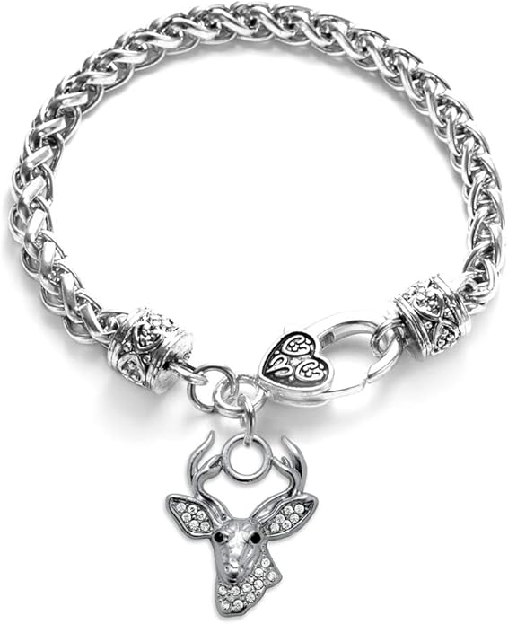 Inspired Silver - Silver Customized Charm Bracelet with Cubic Zirconia Jewelry