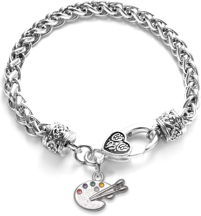 Inspired Silver - Silver Customized Charm Bracelet with Cubic Zirconia Jewelry