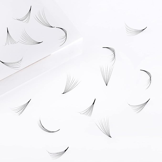 Volume Lash Extensions 1000pcs Premade Fans Eyelash Extensions Promades Eyelash Loose Fans Pointed Base 5D/8D/10D/12D/14D/16D 9-16mm/15-20mm Mixed Tray Avalible (8D-0.07D, 9-16mm)