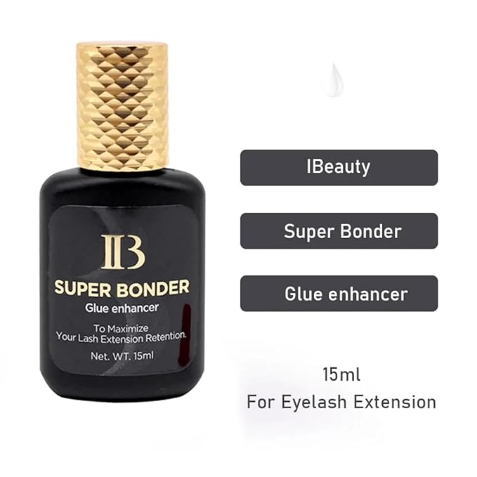 3 Bottles Korea i-Beauty IB Ultra Super Glue/Pirmer/Super Bonder Eyelash Extensions Glue Green Cap Adhesive Black Beauty Tools Professional Salon Use by Lava