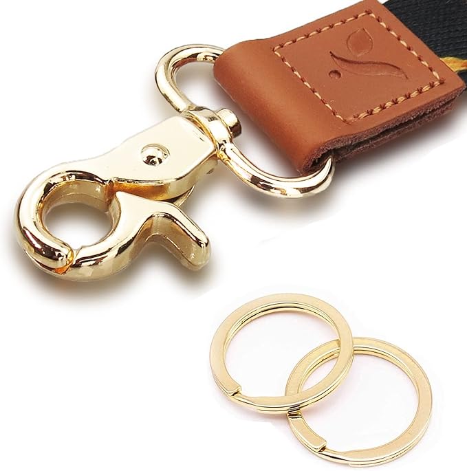 Yiflin Cute Wrist Lanyard for Keys, Keychain, Wallet, Id Holder, Cell Phone, Wristlet Lanyard Key Chain Holder（Rainbow Sunflower）