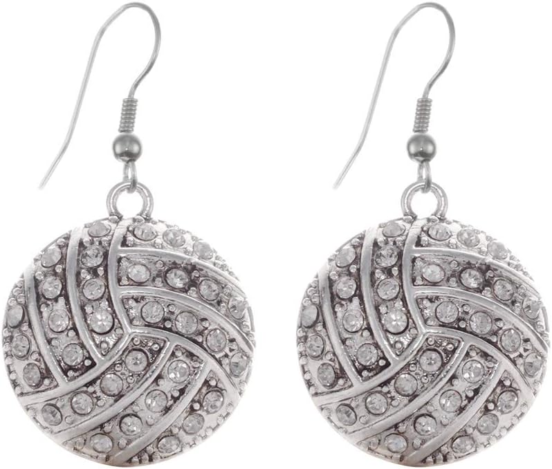Inspired Silver - Silver Customized Charm French Hook Drop Earrings with Cubic Zirconia Jewelry