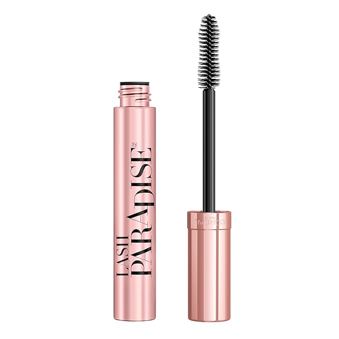 L’Oréal Paris Makeup Voluminous Lash Paradise Mascara, Voluptuous Volume, Intense Length, Feathery Soft Full Lashes, No Flaking, No Smudging, No Clumping, Mystic Black, 0.28 Fl Oz (Pack of 1)
