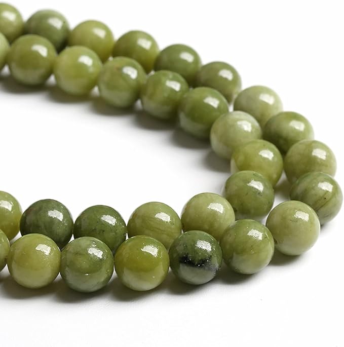 160PCS 4MM Natural Stone Chinese Green Jade Loose Beads for Jewelry Making DIY Bracelet Necklace