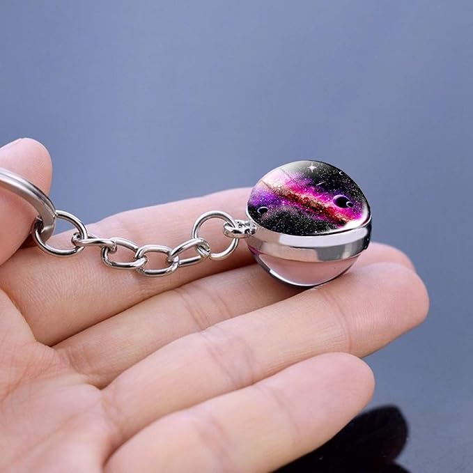JWPavilion Solar System Planet keychain Accessories Pendant Glow In The Dark