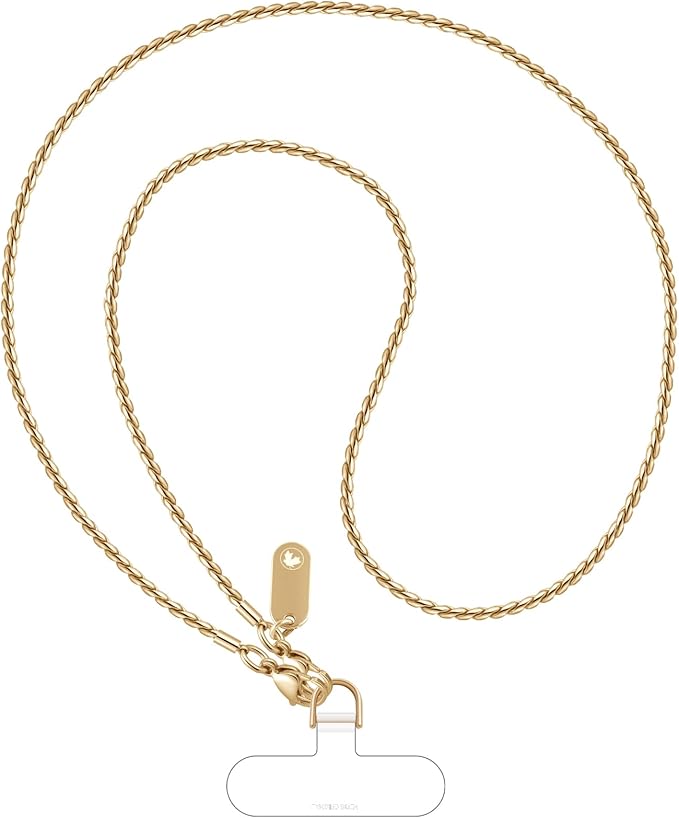 UKON Crossbody Phone Chain Lanyard - Fashion Anti-theft Phone Strap With 2xTPU Tether Tab for Women Shopping Traveling Party
