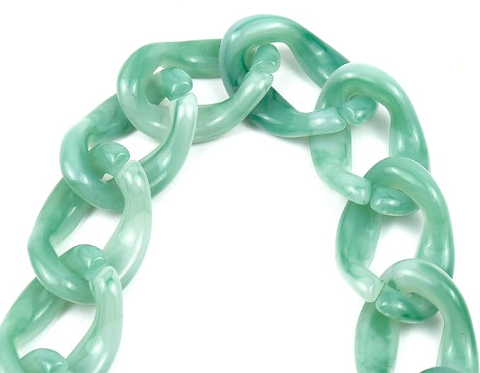 17.7"/45cm Fashion Shoulder Bag Strap Handbag Chain Strap for DIY Accessories & Bag Replacement, Green