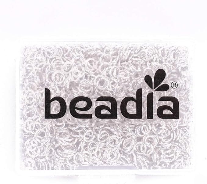 Open Jump Rings Sliver 0.6x4mm 1000pcs for DIY Jewelry Making Supplies
