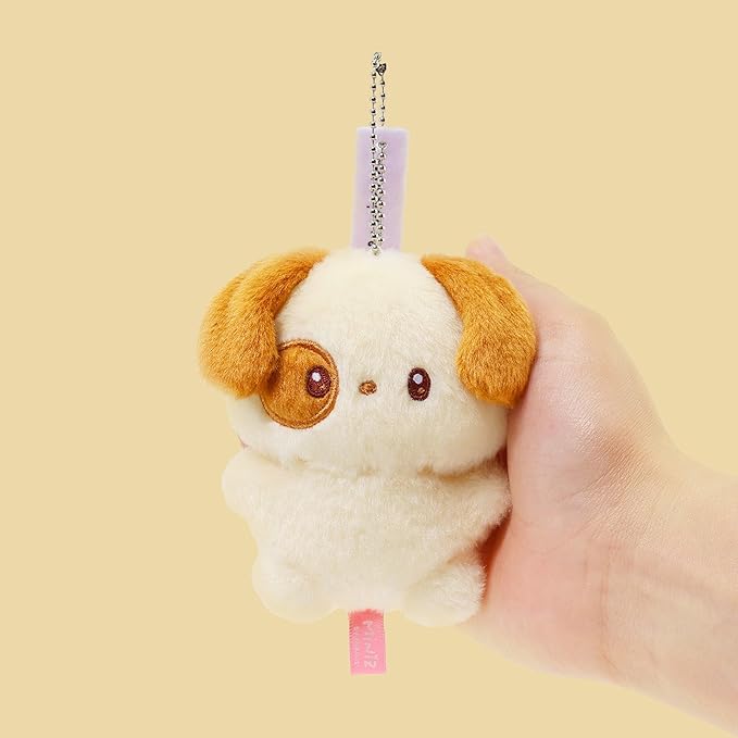 Anirollz Miniz Plush Charm Cute Stuffed Animal Keychain Kawaii Mini Bag Accessory Collectible Pocket Toy for Kids & Adults