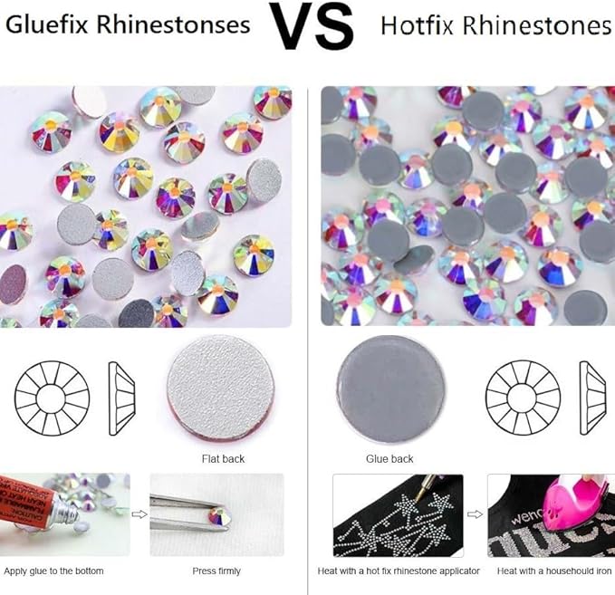 1440pcs Hotfix Rhinestones Flatback Crystal Rhinestones for Crafts Crafting Clothes Shoes DIY Decorations,4.0mm SS16, Peacock Green