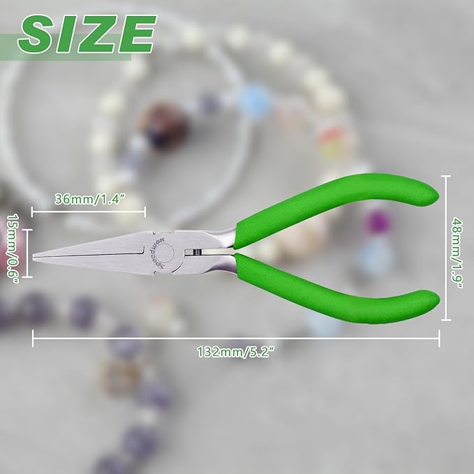 SPEEDWOX 5 inch flat nose pliers mini duckbill pliers fine nose pliers fine nose pliers precision pliers for jewelry making hand tools beading craft craft