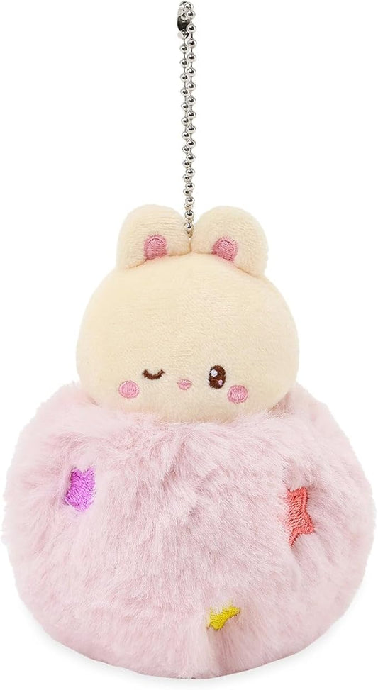 Anirollz Miniz Plush Charm Cute Stuffed Animal Keychain Kawaii Mini Bag Accessory Collectible Pocket Toy for Kids & Adults