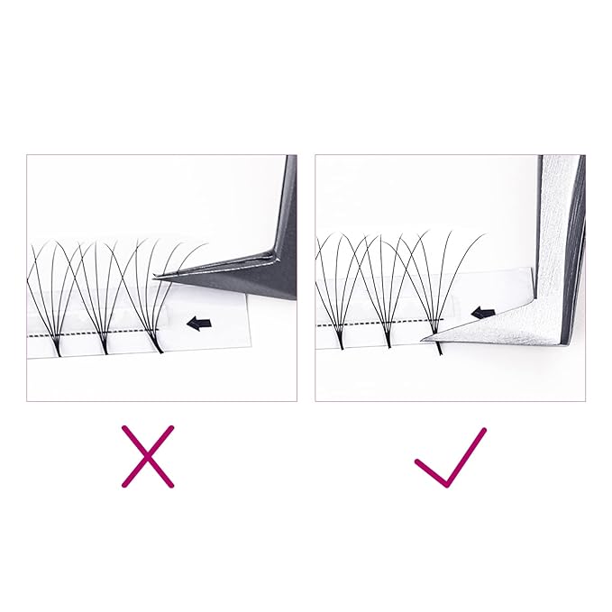 Lash Fans D Curl 0.07 14mm 5D Lash Extensions Pro Ponit Middle Stem Premade Eyelash Extensions Optinal 3D-20D Thickness 0.07 0.10 C D Curl 8-20mm Length (5D-0.07-D, 14mm)
