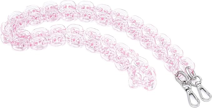 Cute Acrylic Purse Strap Bag Chain Handle Replacement Handbag Crossbody Shoulder Strap Accessory