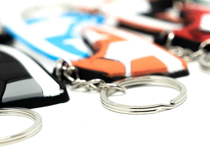 Retro Shoe Rubber Sneaker Keychains Birthday Party Favors Fun Gifts Hype Props Celebration Decoration Kids Mystery Goodie Bag Prizes (Retro Pack of 10)
