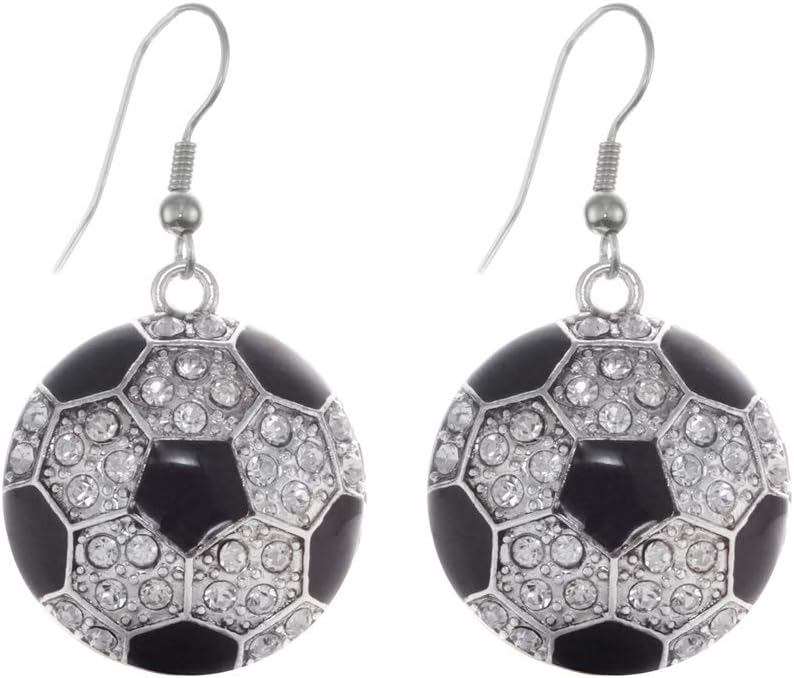 Inspired Silver - Silver Customized Charm French Hook Drop Earrings with Cubic Zirconia Jewelry