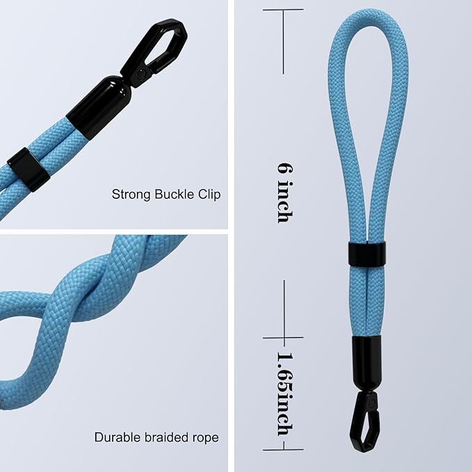 Phone Lanyard, 2 Pack Adjustable Cell Phone Lanyard Hand Phone Wrist Strap with Tether Tabs for Smartphones