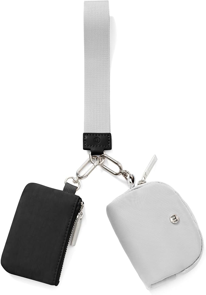 Mum's Memory Mini Zip Around Wristlet Wallet for Women Dual Pouch Wristlet Portable Wallet Coin Purse Mini Women Coin Pocket