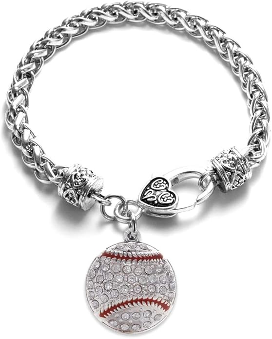 Inspired Silver - Silver Customized Charm Bracelet with Cubic Zirconia Jewelry