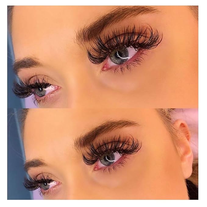 Eyelash Extension Supplies Easy Fan Lash Extensions DD Curl 0.05 16mm Self Fan Lashes 5D 7D 8D 10D Volume Lashes Extension 8-25mm Length is Available (0.05-DD, 16mm)