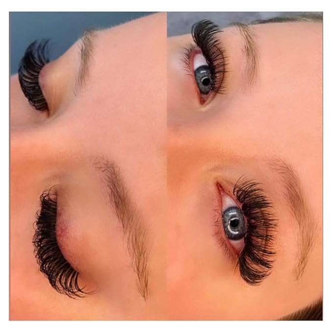 Easy Fan Voume Lashes, D curl 0.03mm 8~14mm Automatic Blooming 4D 5D 6D 7D Mega Volume Lash Extension Supplies Mixed Tray Self Fanning 8D 10D Flower Lashes by FADLASH