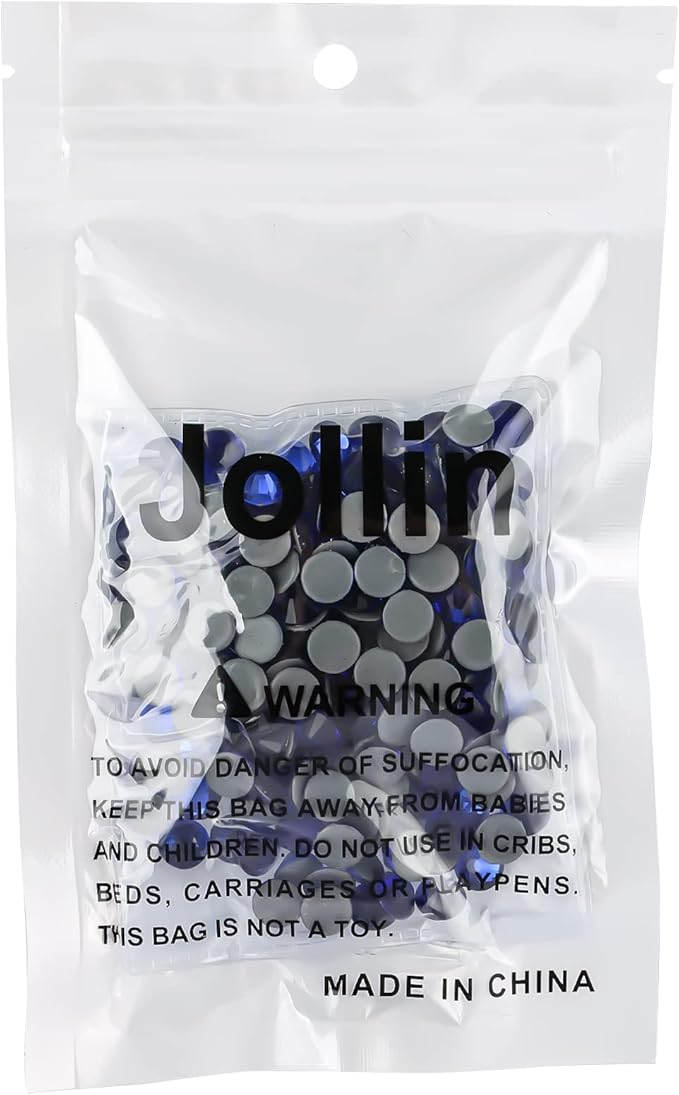 Hot Fix Crystal Flatback Rhinestones Glass Diamantes Gems 7.2mm(34ss 288pcs, Sapphire)