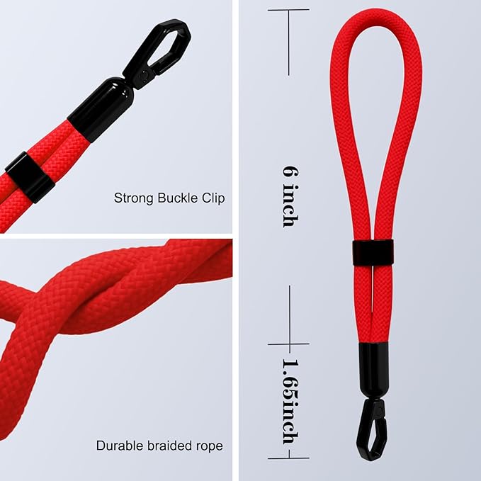 Phone Lanyard, 2 Pack Adjustable Cell Phone Lanyard Hand Phone Wrist Strap with Tether Tabs for Smartphones