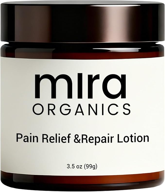Mira Natural Relief & Repair Lotion, Fast-Absorbing, Non-Greasy Formula to Soothe Muscle & Joint Discomfort, Botanical Blend with Moisturizing Care for All Skin Types