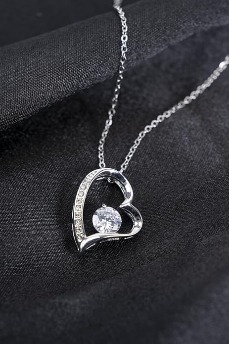 Mapileng To My Wife – Love Knot Necklace from Husband with Heartfelt Message Card & Elegant Luxury Gift Box, A Meaningful Romantic Jewelry Gift for Anniversary, Birthday, Wedding, Christmas