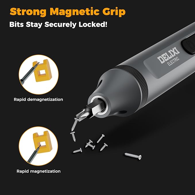 72 in 1 Electric Screwdriver Kit, 3.7V Dual-Head Precision Screwdriver Set with 3.5N.m Manual and 0.3N.m Mini Electric Screwdriver, Magnetic Case for Repair Cameras, Laptops, DIY Kits