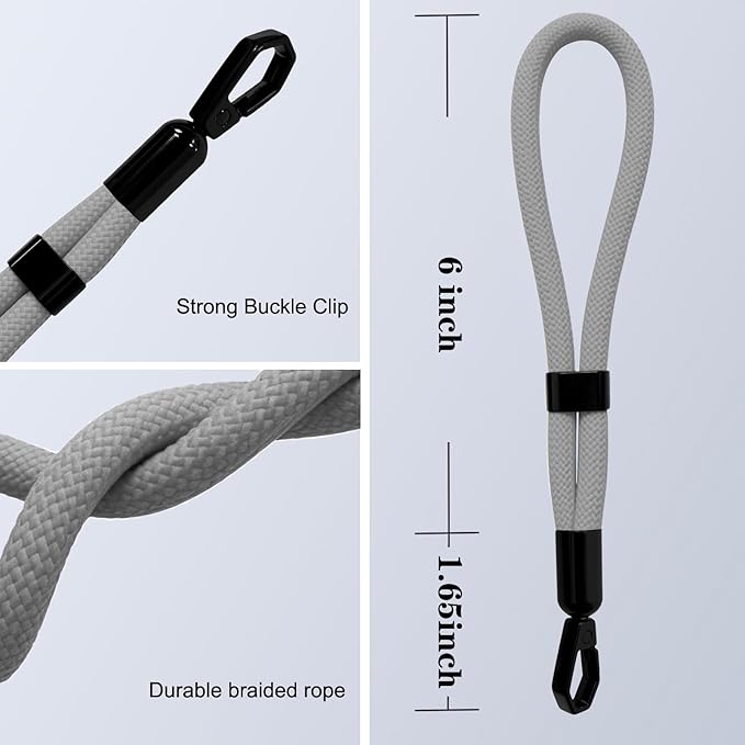 Phone Lanyard, 2 Pack Adjustable Cell Phone Lanyard Hand Phone Wrist Strap with Tether Tabs for Smartphones